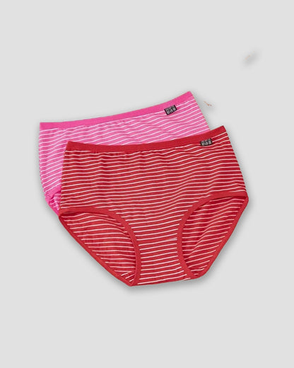 Pack of 5 line Malai Jersey fabric ladies underwaye