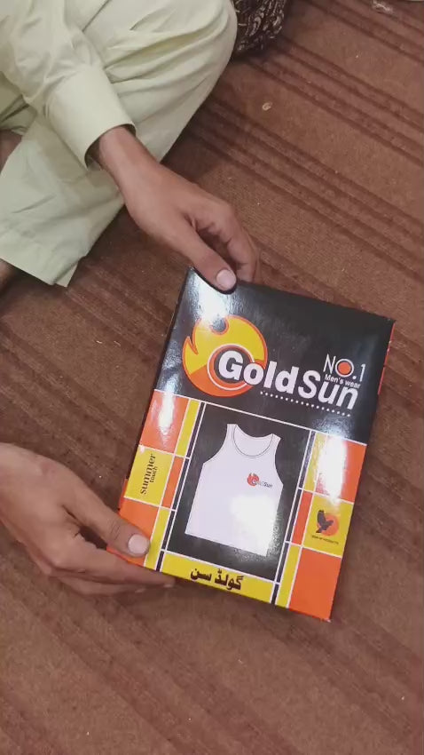 Pack of 6 gool gala man vest pure cotton